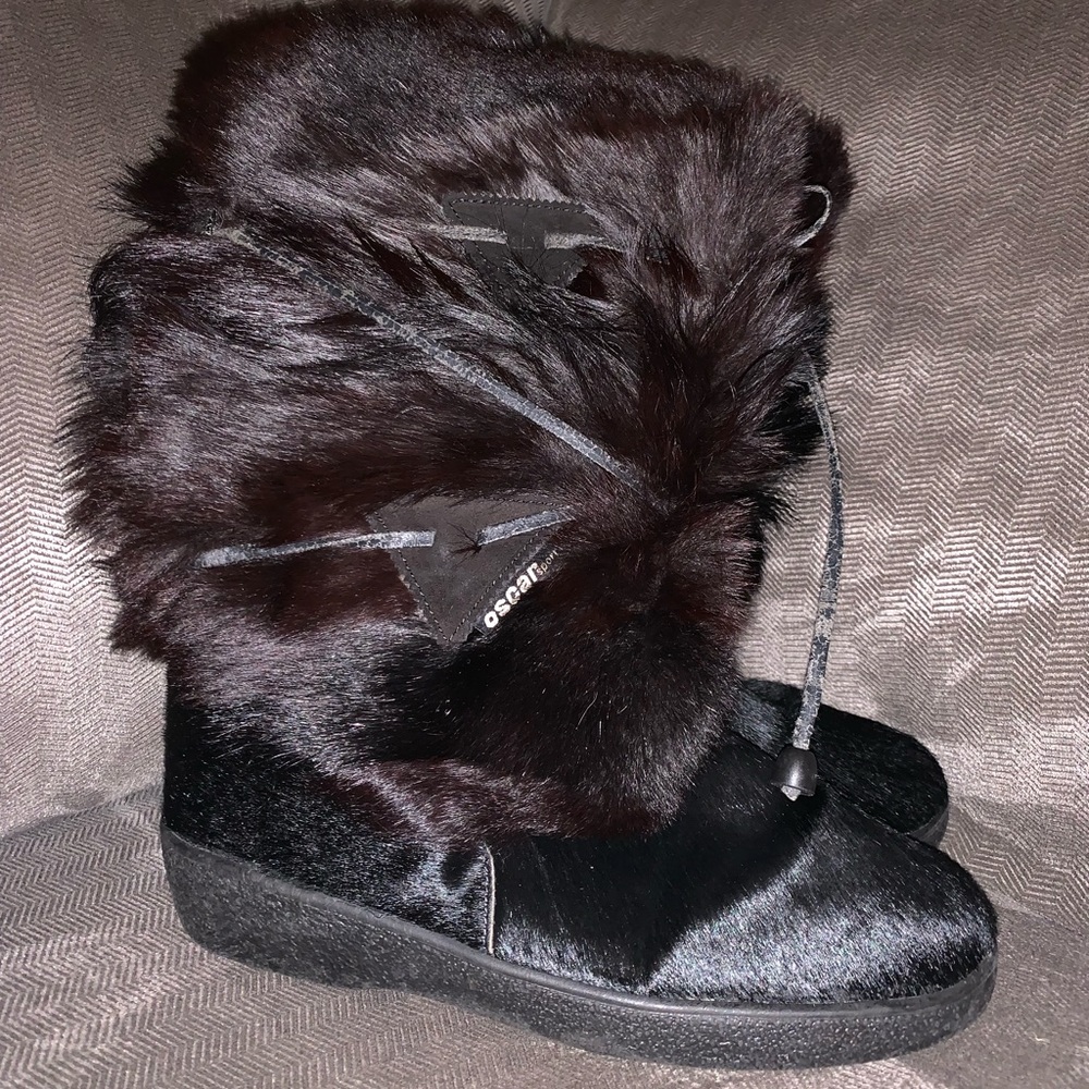 Fox fur and Pony Boots